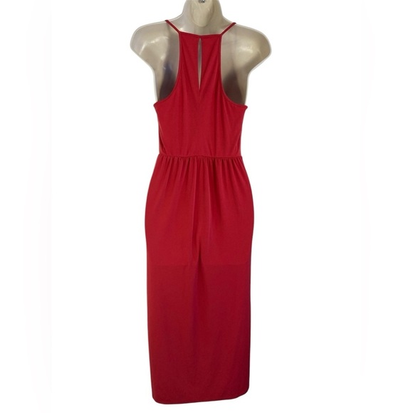 BCBG x Revolve Sleeveless Midi Dress Drape Pockets XS - Picture 5 of 14